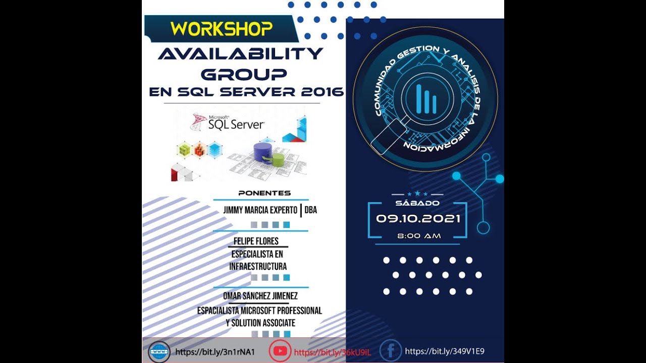 Workshop Availability Group en SQL Server 2016 S1 - YouTube