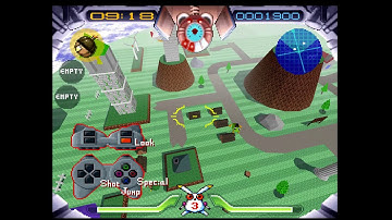 Jumping Flash Attract Mode - PS1 4K 60FPS (DuckStation Retroarch)