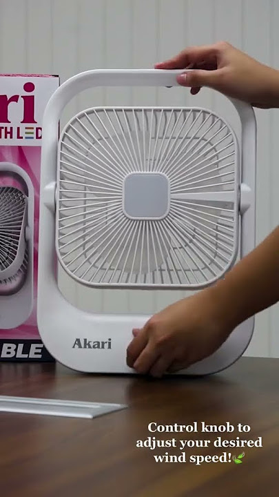 Akari 8' Rechargeable Fan #shopeefindsph