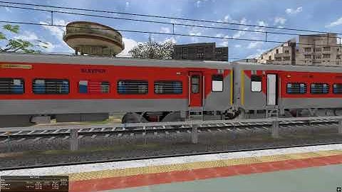 12284 HAZRAT NIZAMUDDIN - ERNAKULAM DURONTO EXPRESS DEPARTURE FROM A STATION | MSTS GAMEPLAY 