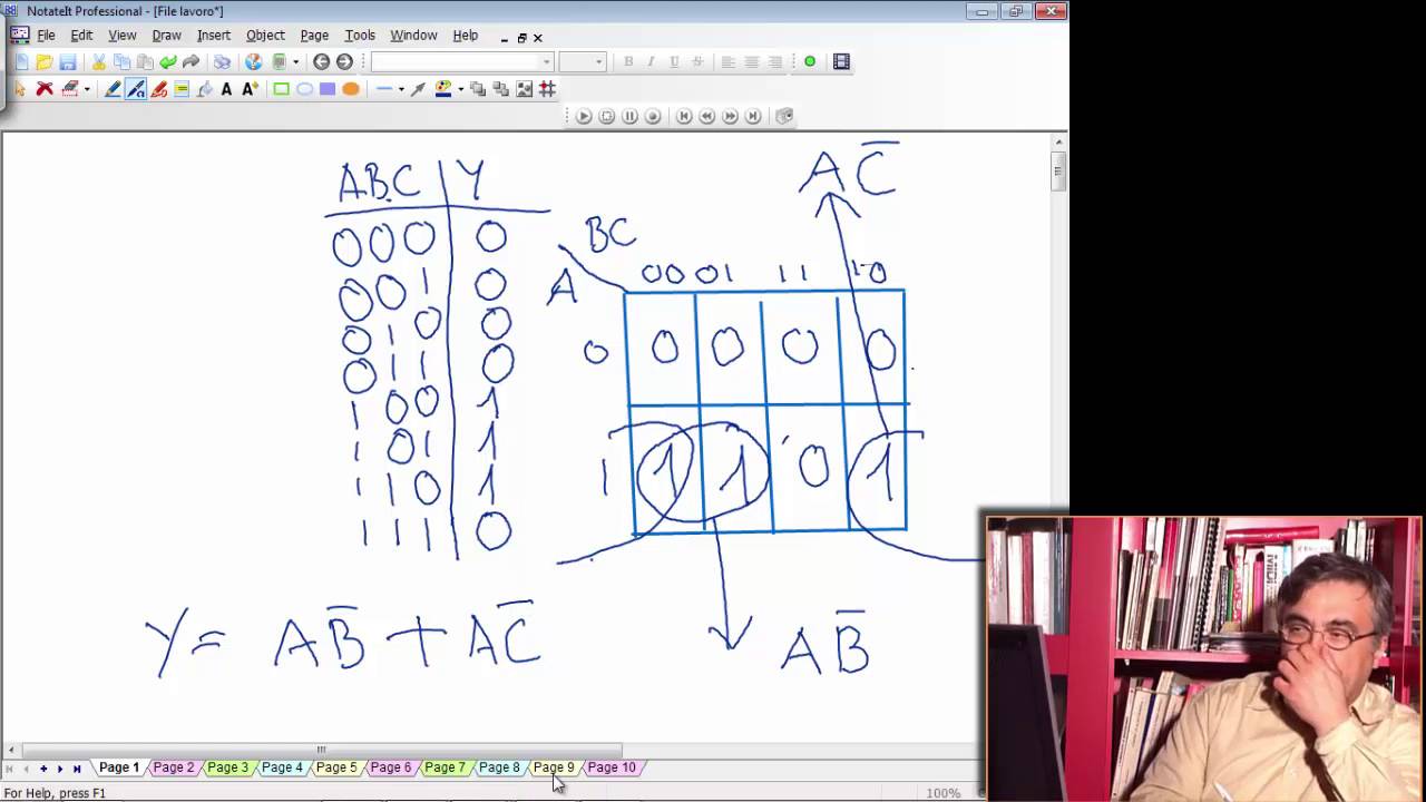 Mappe di Karnaugh - esercizi - Elettronica digitale - 29elode