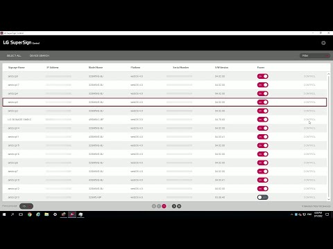 HOW TO USE THE LG SUPERSIGN CONTROL SOFTWARE