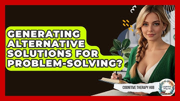 Generating Alternative Solutions For Problem-Solving? - Cognitive Therapy Hub