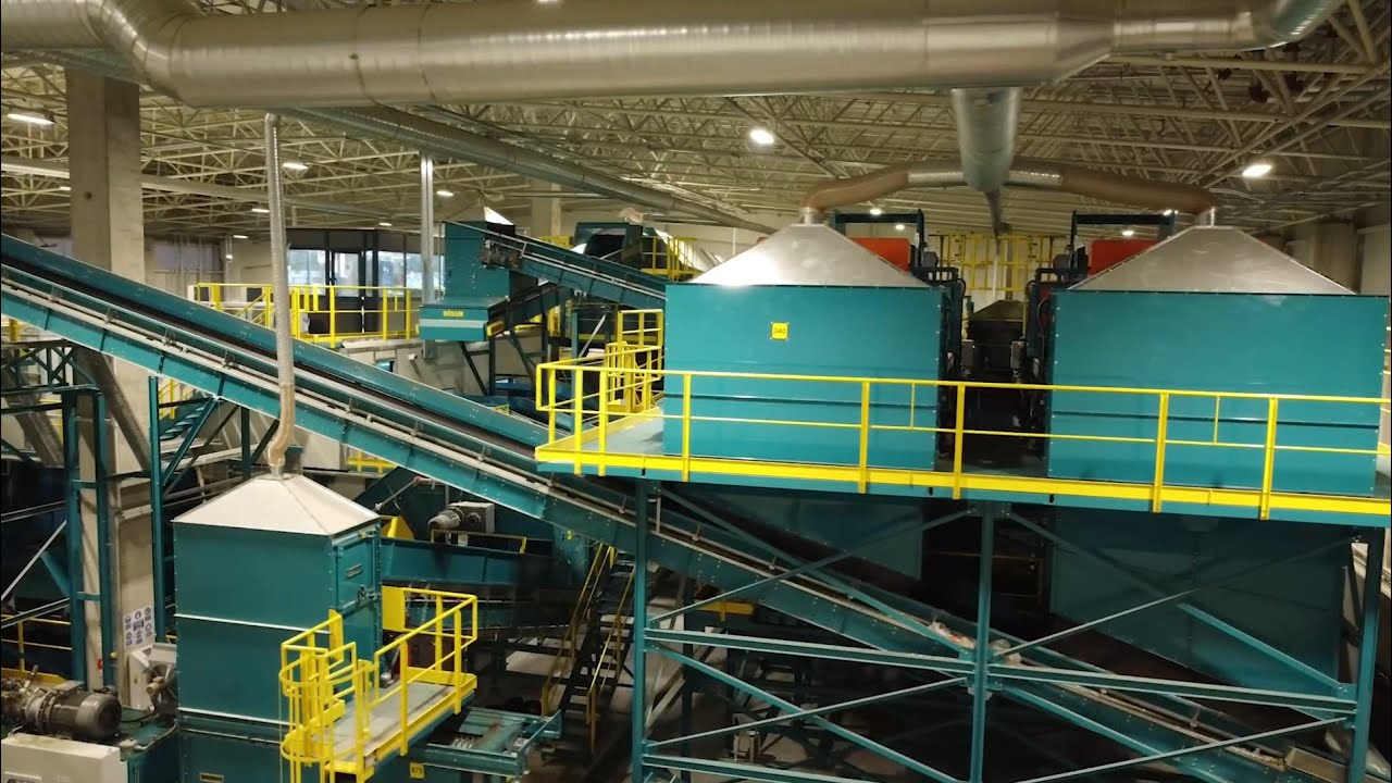 DİSAN - Автоматическая установка по сортировке ТБО в Чанаккале (40 тонн в час)