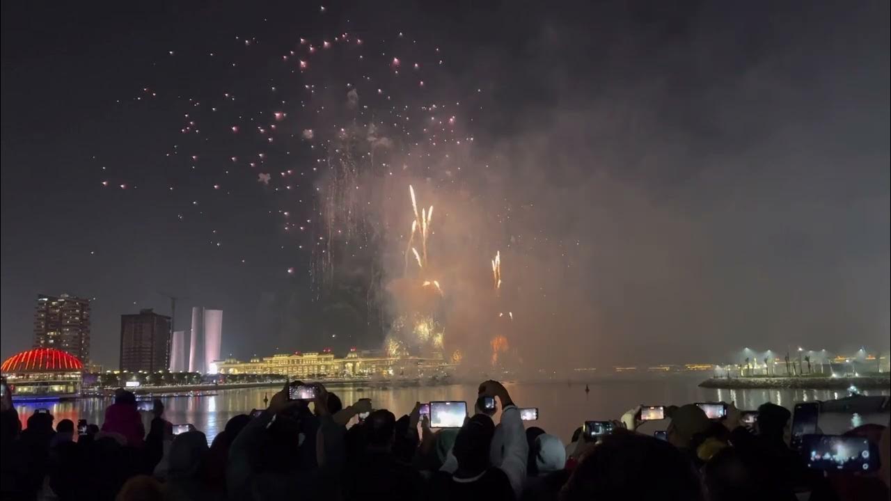 New year in Doha fireworks doha qatar YouTube