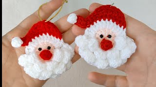 how to make crochet santa claus  christmas decorations