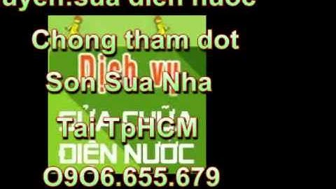 Thợ Sửa Điện Nước Tại TpHCM