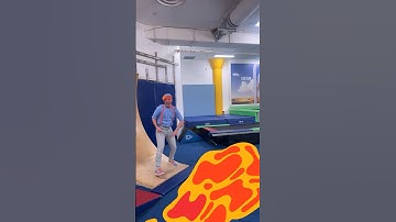 THE FLOOR IS LAVA 🌋🔥! Blippi Watch Out! #blippi #shorts