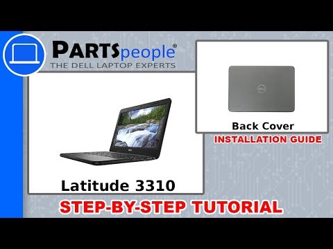 Dell Latitude 3310 (P95G002) Back Cover How-To Video Tutorial