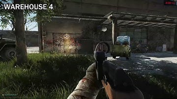 Warehouse 4 Exit Location With Map (Customs) - Escape From Tarkov