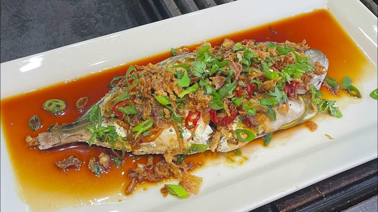 Whole Baked Fish - Asian Style - YouTube