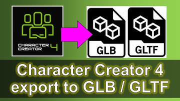 Character Creator 4 export to GLB & GLTF with Blender | CC4 Pipeline Tutorial | Blender