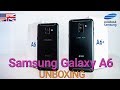 Samsung Galaxy A6 and Galaxy A6 Plus Unboxing and first Setup english