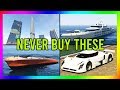 GTA 5 - THINGS YOU SHOULD NEVER EVER BUY!!! (Don't Waste Your Money!!)