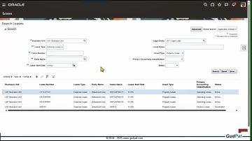 Overview of Oracle Fusion Lease Accounting Cloud (R13 / Ver 25C)