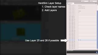 HerdSim Layer Setup