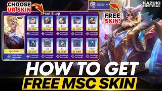 HOW TO GET FREE MSC SKINS FOR FREE | BAXIA MSC PASS SKIN EVENT screenshot 2