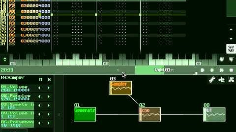SunVox: endless self-modifying song