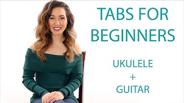How To Read Tabs for Beginners -Guitar/Ukulele Play Along Exercises