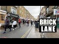 Brick Lane Market | BANGLATOWN | Walking Tour of London 2021 [4k]