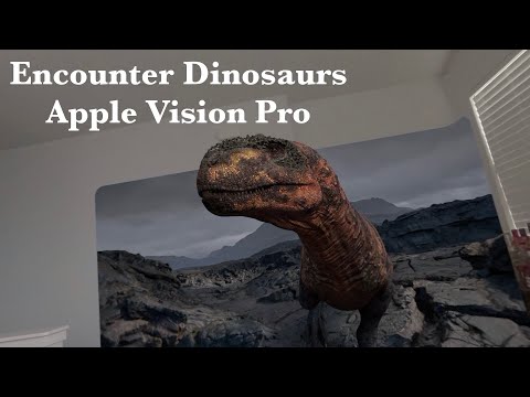 Dinosaur Encounter | Apple Vision Pro