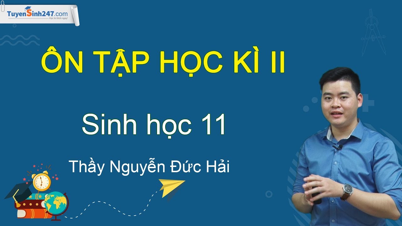 Đề thi sinh lớp 11 học kì 2 | Ôn tập học kỳ II – Sinh 11 – Thầy Nguyễn Đức Hải