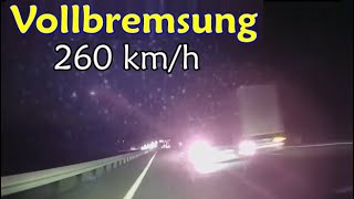 Best-Of Dashcam 2020 - Emergency Braking at 260km/h German Autobahn, Close Calls, Crashes and more