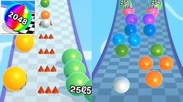 Ball Run 2048 (IOS, Android) New update Gameplay All Levels (Level 30) #Shorts