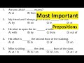 Preposition Exercise | Most Important Prepositions in English Grammar | English Point