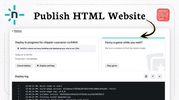 Hoe implementeer ik een HTML-site in Netlify (webupload)