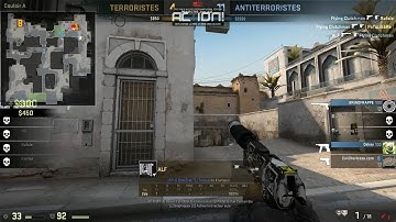 cs:go ACE pistol round T side with 1v4 clutch (DMG)