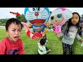 Vlog Keluarga Riska 💞 Beli Balon Karakter 💞 Mainan Anak Perempuan 💞 Balonku Ada Lima Bisa Terbang