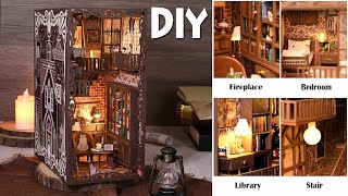 [4K] Secret Castle || CUTEBEE DIY Booknook Kit - Relaxing Satisfying Video by Miniature Land 13,586 views 4 months ago 13 minutes, 42 seconds