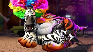 Saved By Afro Animals That Tiger Is So Fun Madagascar 3 Clip