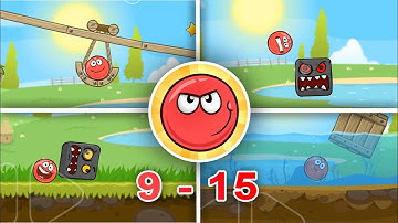 red ball 4 / level 9-15 / gameplay / (mobile gameplay)