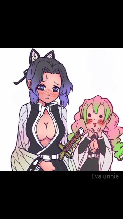 Mitsuri and Shinobu 😂💗 #ytshorts