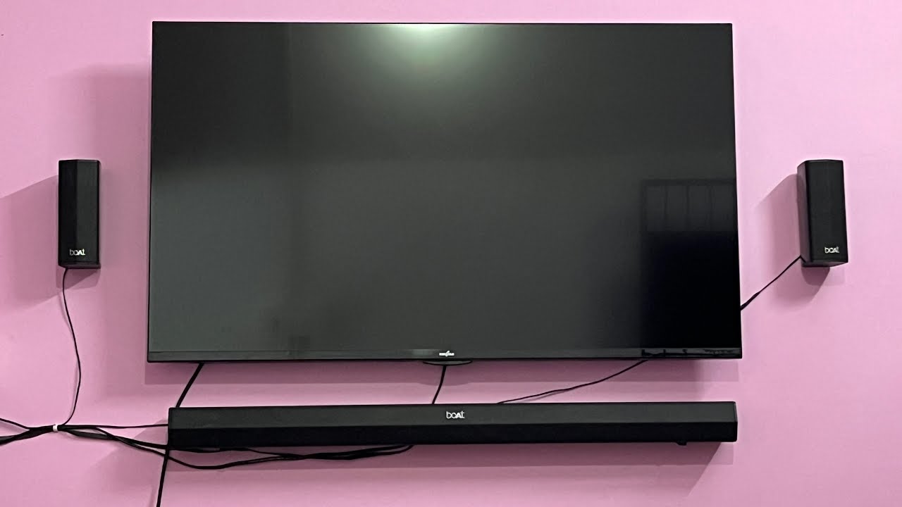 Boat sound bar 500w test and kenstar tv test 