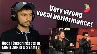 Vocal Coach YAZIK reacts to ERNIE ZAKRI & SYAMEL - TAKKAN TERLERAI  (LIVE JAMMING HOT)
