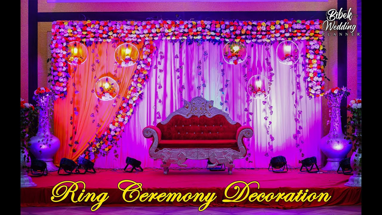 Ring Ceremony decor ❤️ Dm for more details and bookings 💯 @eventbyakshay  @akshayyparihar #ring #ringceremony #eventmanagement... | Instagram