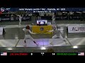 A2 - Div 1 Women's Foil-T8 -(Liu v Rhodes)- Junior Olympics and Div I NAC -Charlotte, NC -2025