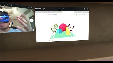 Leap Motion and Microsoft Mixed Reality Headset and Edge Browser