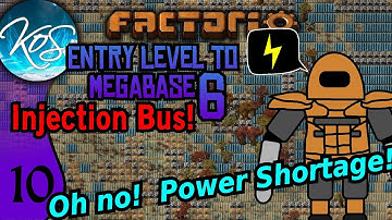 Factorio - Entry Level to Megabase 6: Injection Bus 10 - SOLAR FIELDS OF POWER