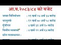 Budget 2083/84 | Budget 2083 | About Budget Gk | Loksewa Questions From Budget 2083//84