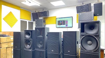Báo Giá: 8 Mẫu Loa Full, Loa Line Array - Thương Hiệu Lx acoustic