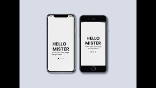 Animated iPhone 8 & iPhone X Mock-Ups ( How to Use )