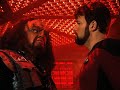 Riker gains the respect of the klingons  star trek tng