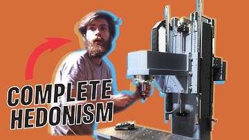 I built a CNC mill because I have no self control