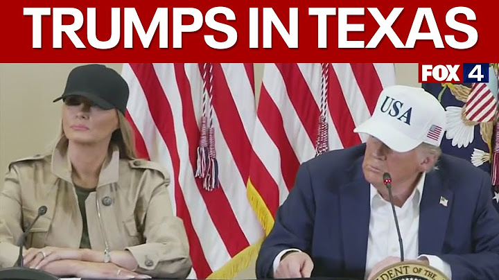Pres. Trump, first lady speak after Texas flooding: FULL