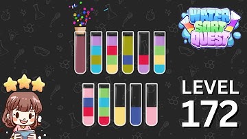 Water Sort Quest Level 172 Solution Walkthrough