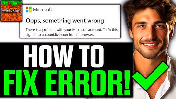 How To FIX Minecraft Microsoft Account Something Went Wrong (2025) - Step by Step